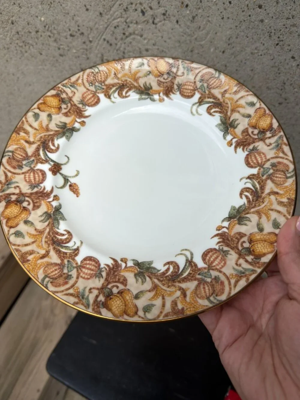 Lenox Mosaico d'Italia Fruttifero Accent Luncheon Plate